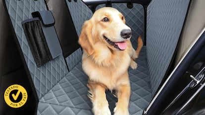 Probamos los mejores protectores de asiento de coche para perros. AMAZON.