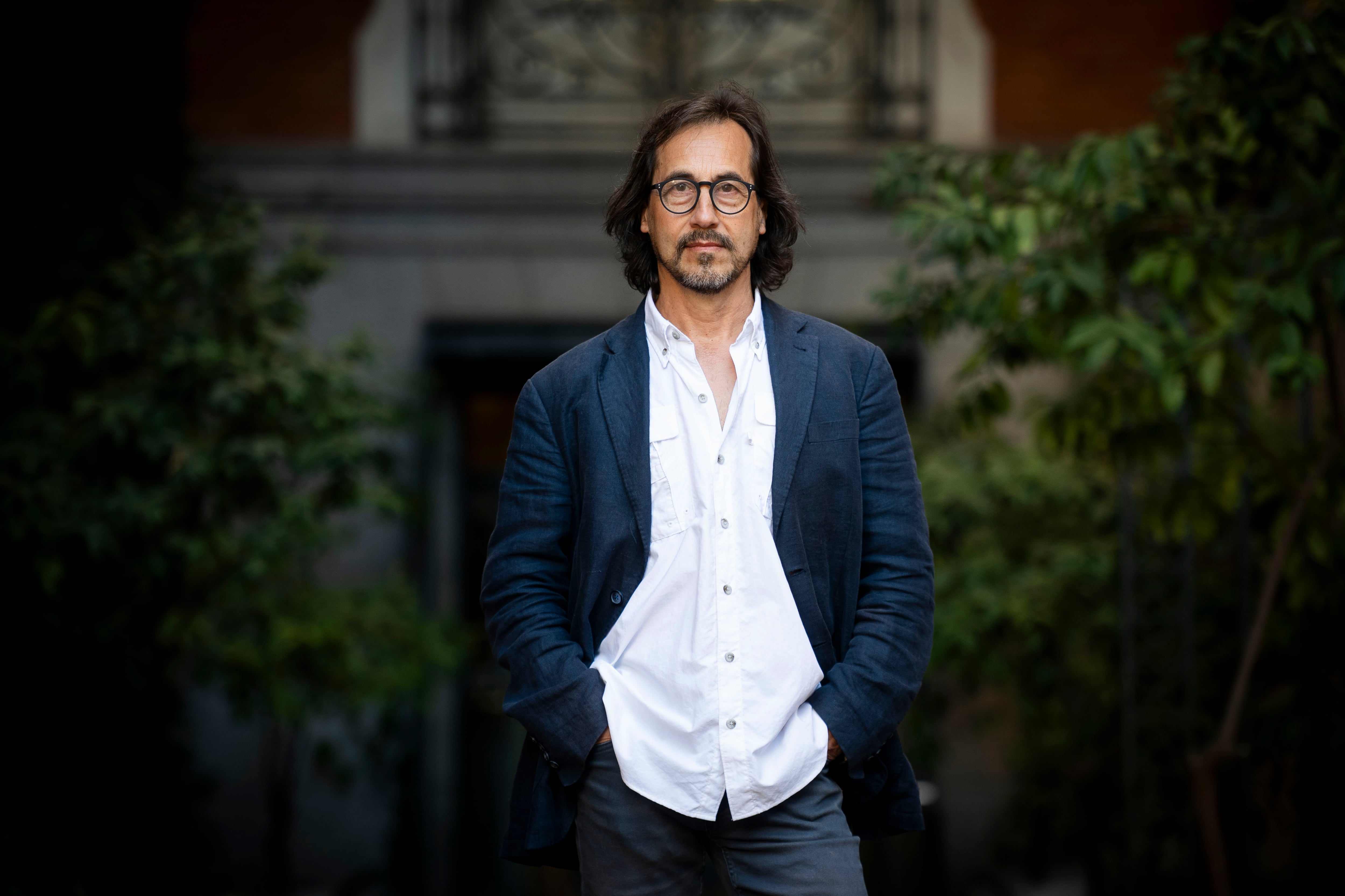 Carlos León Amores, arqueólogo subacuático, fotografiado en la Casa de América de Madrid el pasado 2 de abril.