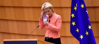 La presidenta de la Comisión Europea, Ursula von der Leyen.