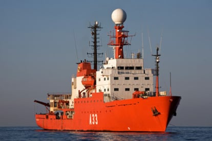El barco científico 'Hespérides'
