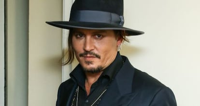El actor Johnny Depp. 