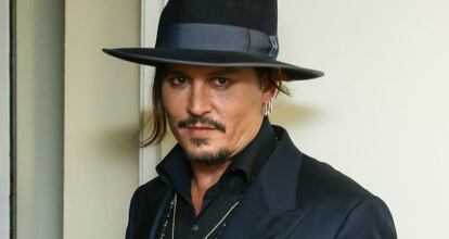 O ator Johnny Depp.