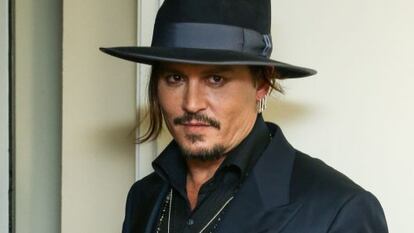 O ator Johnny Depp.