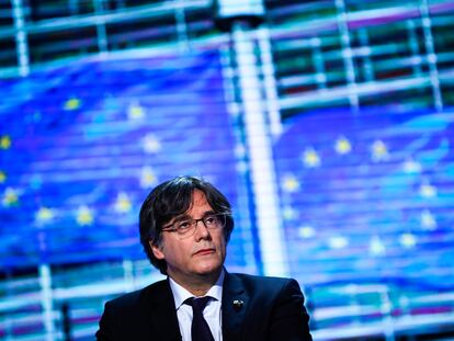 Carles Puigdemont, el pasado marzo, en el Parlamento Europeo.