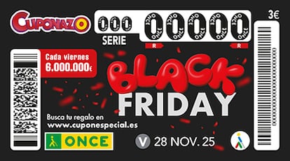Cuponazo de la ONCE Black Friday 2025