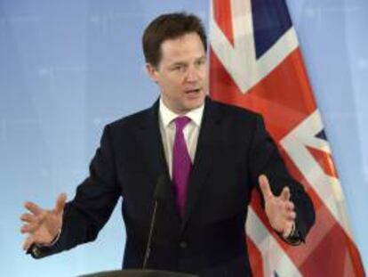 El viceprimer ministro británico, Nick Clegg. EFE/Archivo