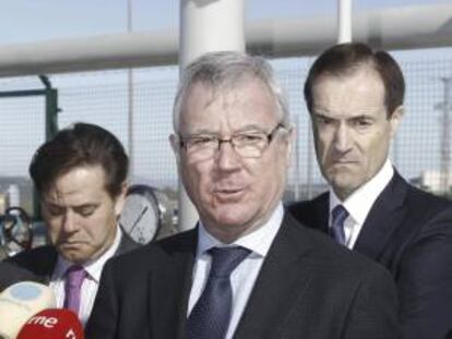 El presidente de la Región de Murcia, Ramón Luis Valcárcel (c). EFE/Archivo