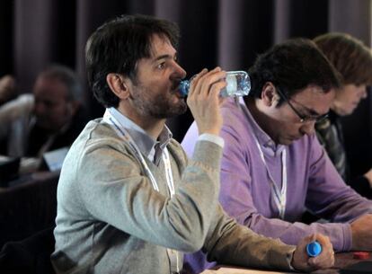 El secretario general de Convergència Democràtica de Catalunya (CDC), Oriol Pujol, durante la celebración del Consell Nacional de CDC.