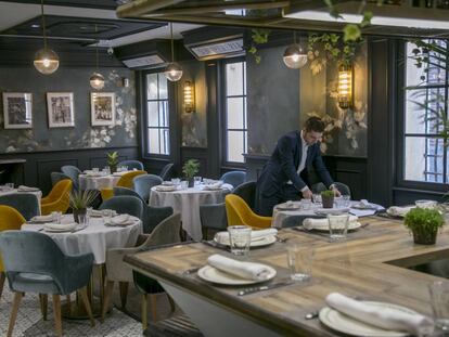 Taberna Barra y Mantel, en Madrid.  