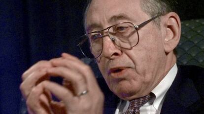 Alvin Toffler, en 1998.