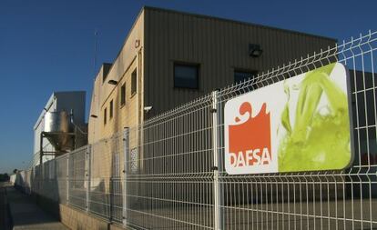 Planta de envasado del Grupo Dafsa en Puçol.