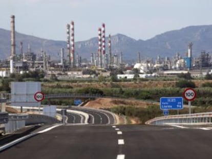 Vista del primer tramo de la A-27.