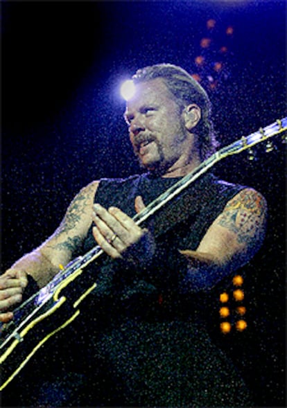 Metallica en su actuación del 14 de Mayo en el Doctor Music Day de Barcelona.
