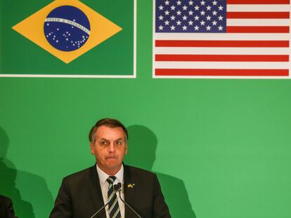 Jair Bolsonaro na Flórida no começo do ano.