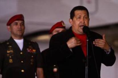 Imagen de archivo del presidente de Venezuela, Hugo Chávez. EFE/Archivo