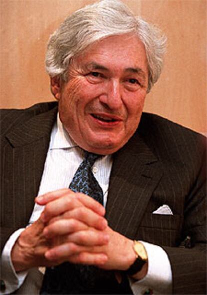 James Wolfensohn, durante la entrevista.