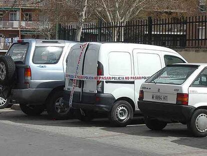 Furgoneta Renault Kangoo utilizada en el 11-M