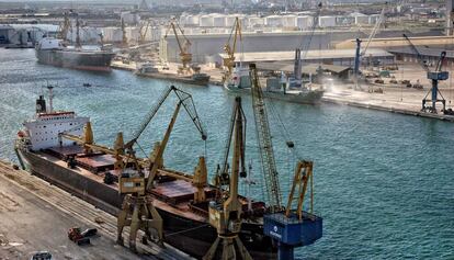 El port de Tarragona.