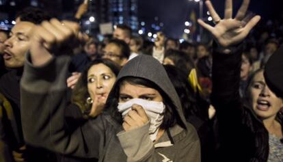 Cientos de manifestantes salen a las calles en Quito.