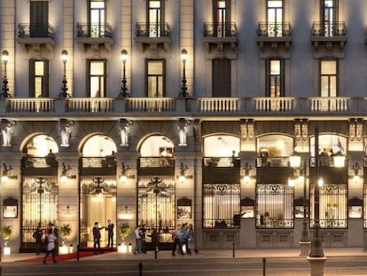 Recreación de la fachada de Centro Canalejas, en Madrid.