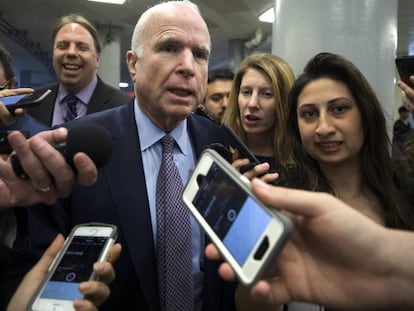 John McCain este martes en Washington.