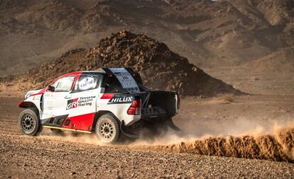 Fernando Alonso, en el Al Ula-Neom Rally de Arabia Saudí.