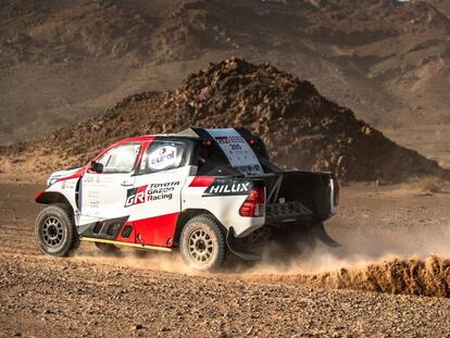 Fernando Alonso, en el Al Ula-Neom Rally de Arabia Saudí.