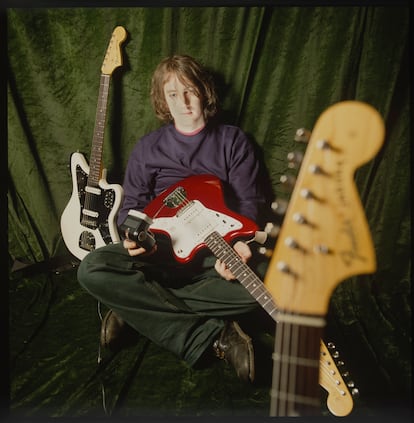 El vocalista y guitarrista de My Bloody Valentine, Kevin Shields, en una imagen de 1990.