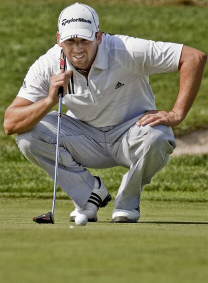 El golfista Sergio García, durante el torneo