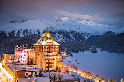 Palacio Badrutt's, en Sankt Moritz, Suiza. 