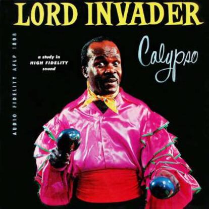 Portada del discos de calipso de Lord Invader.