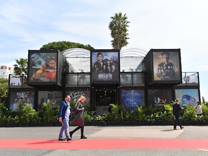 EL MIPTV, el mercado internacional de productos televisivos que cada año se celebra en Cannes, en 2019.