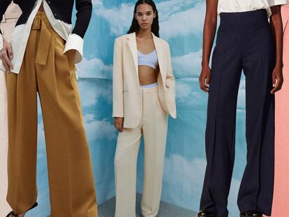 Anchos y con la cintura bien alta: así son los pantalones que mejor sientan esta primavera