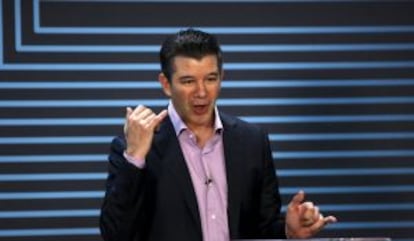 El consejero delegado de Uber, Travis Kalanick 