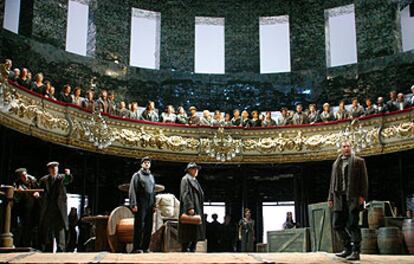 Un momento de la representación de <i>Peter Grimes </i>en el Liceo.