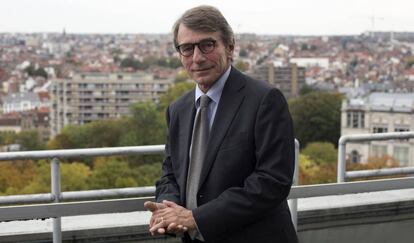 David Sassoli, el martes en Bruselas.