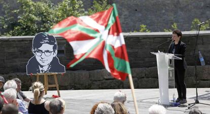 Homenaje en Tolosa al primer etarra muerto,Txabi Etxebarrieta.