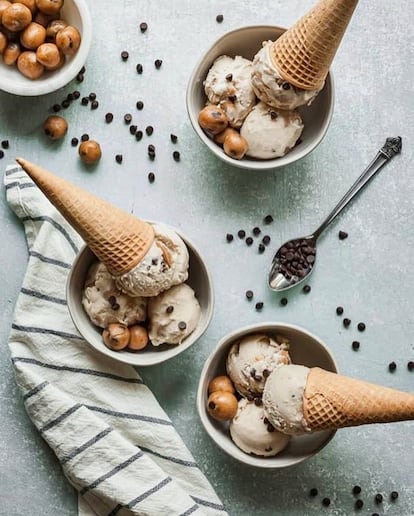 Helados con barquillo, en una imagen proporcionada por Gonzalo Ríos.