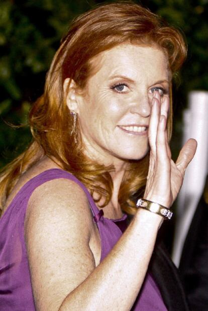 Sarah Ferguson, duquesa de York, tras recibir un premio el domingo en Los Ángeles.