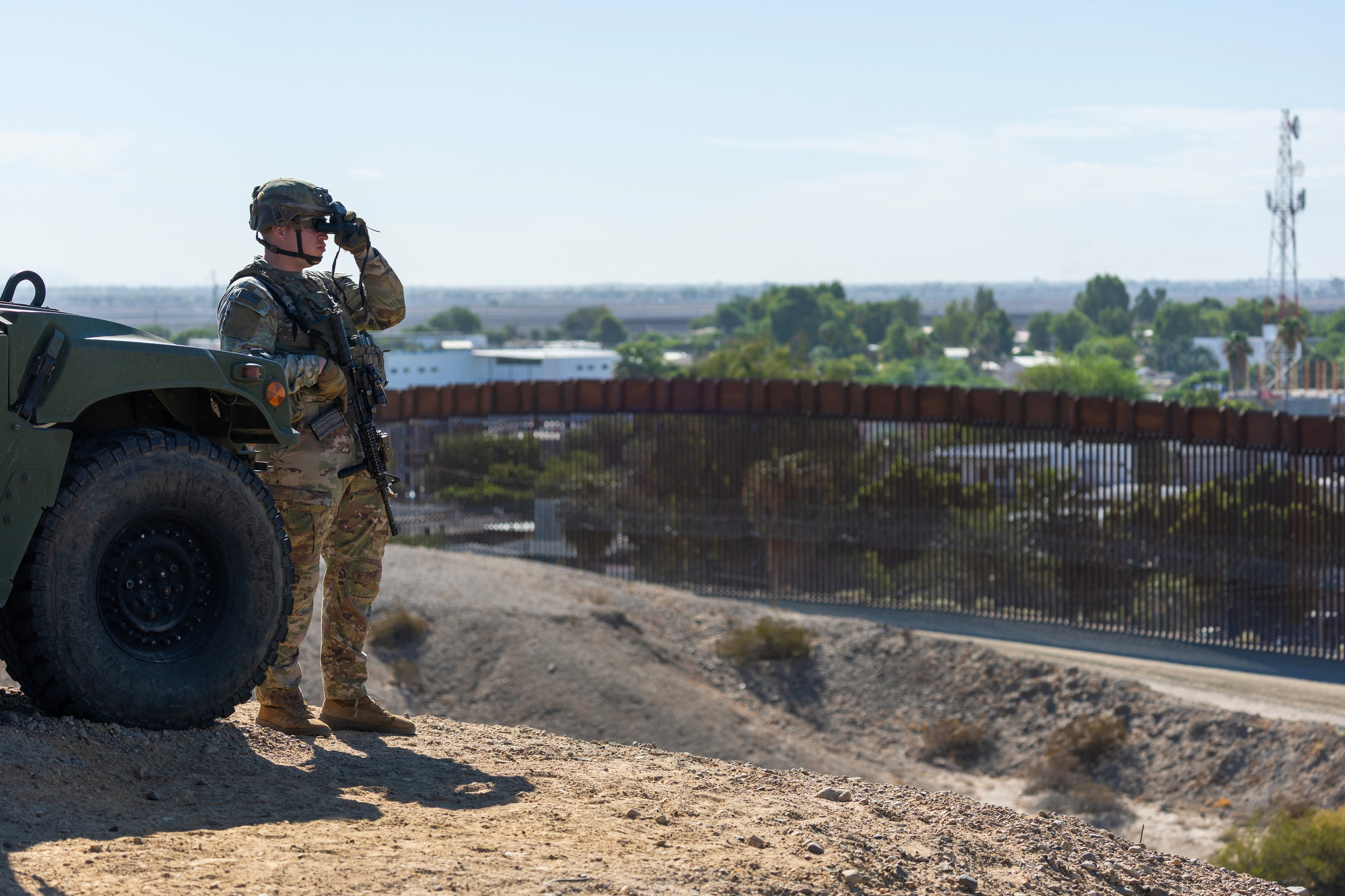 La frontera de México con Estados Unidos se tensa entre drones y balaceras