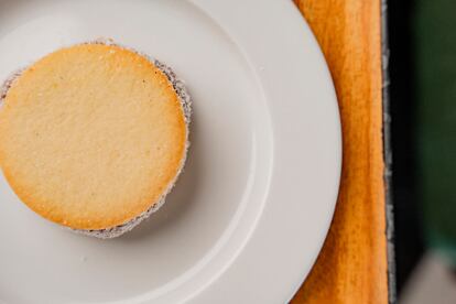 Un alfajor de Bodega Argentina en Cancún.