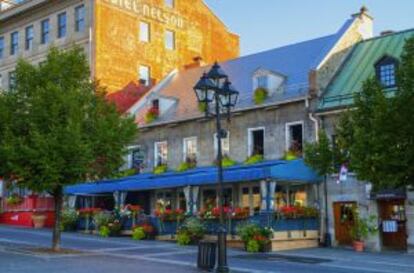 Plaza Jacques Cartier, en Montreal (Canadá).