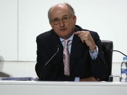 Antonio Brufau, presidente de Repsol, el pasado marzo.