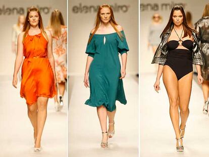 Tres propuestas de Elena Miró para la próxima temporada de primavera-verano.