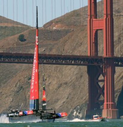 New Zealand, junto al Golden Gate.