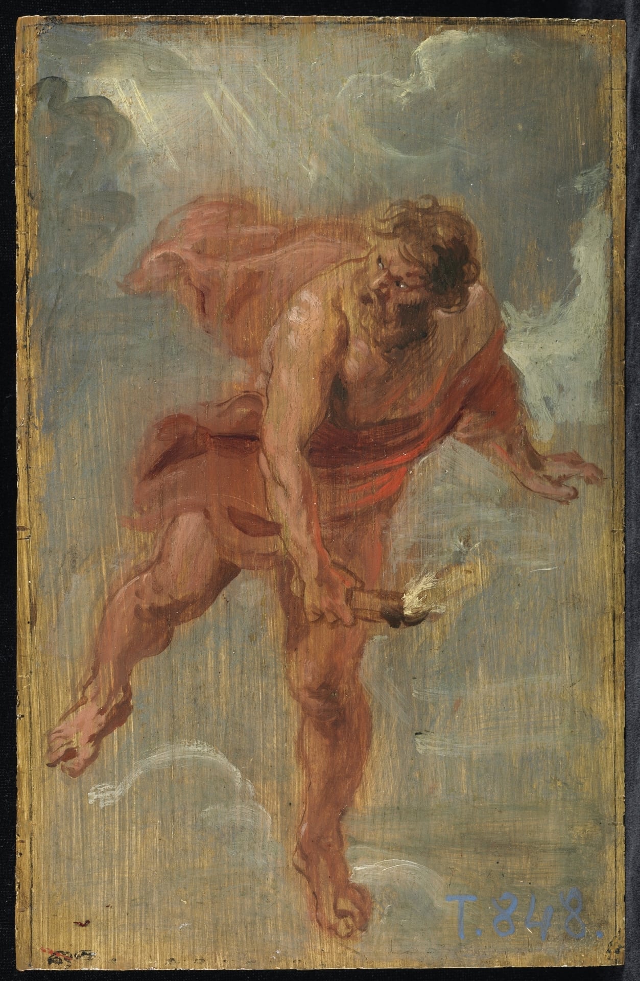 'Prometeo', de Rubens (1636-1637. Óleo sobre tabla), en la colección del Prado.
