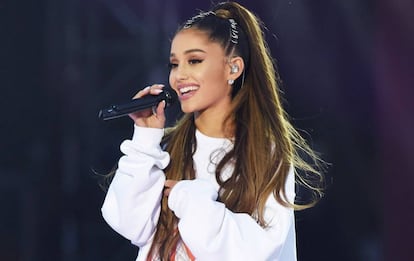Ariana Grande durante el concierto solidario 'One Love Manchester' el pasado 4 de junio.