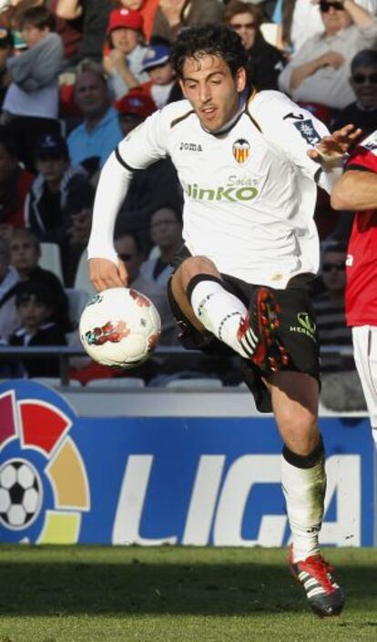 Dani Parejo disputa un balón en el encuentro del pasado domingo ante el Mallorca