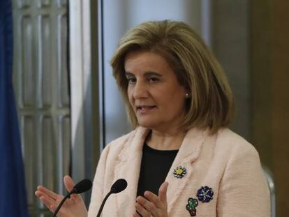 Fátima Báñez, ministra de Empleo y Seguridad Social.