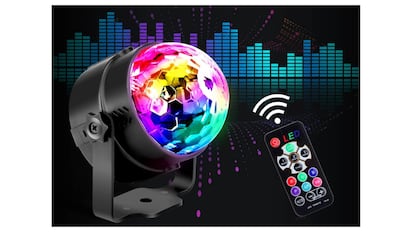 Esta es una de las mejores bolas de discoteca LED que se pueden comprar en Amazon
